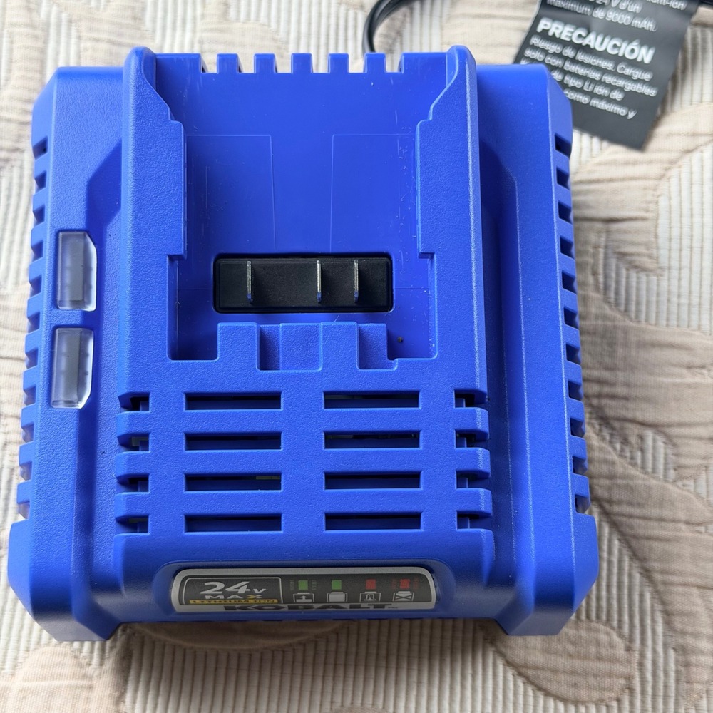 Kobalt 24V Max Lithium-Ion Battery Charger KRC 2445-03 Blue Black Corded